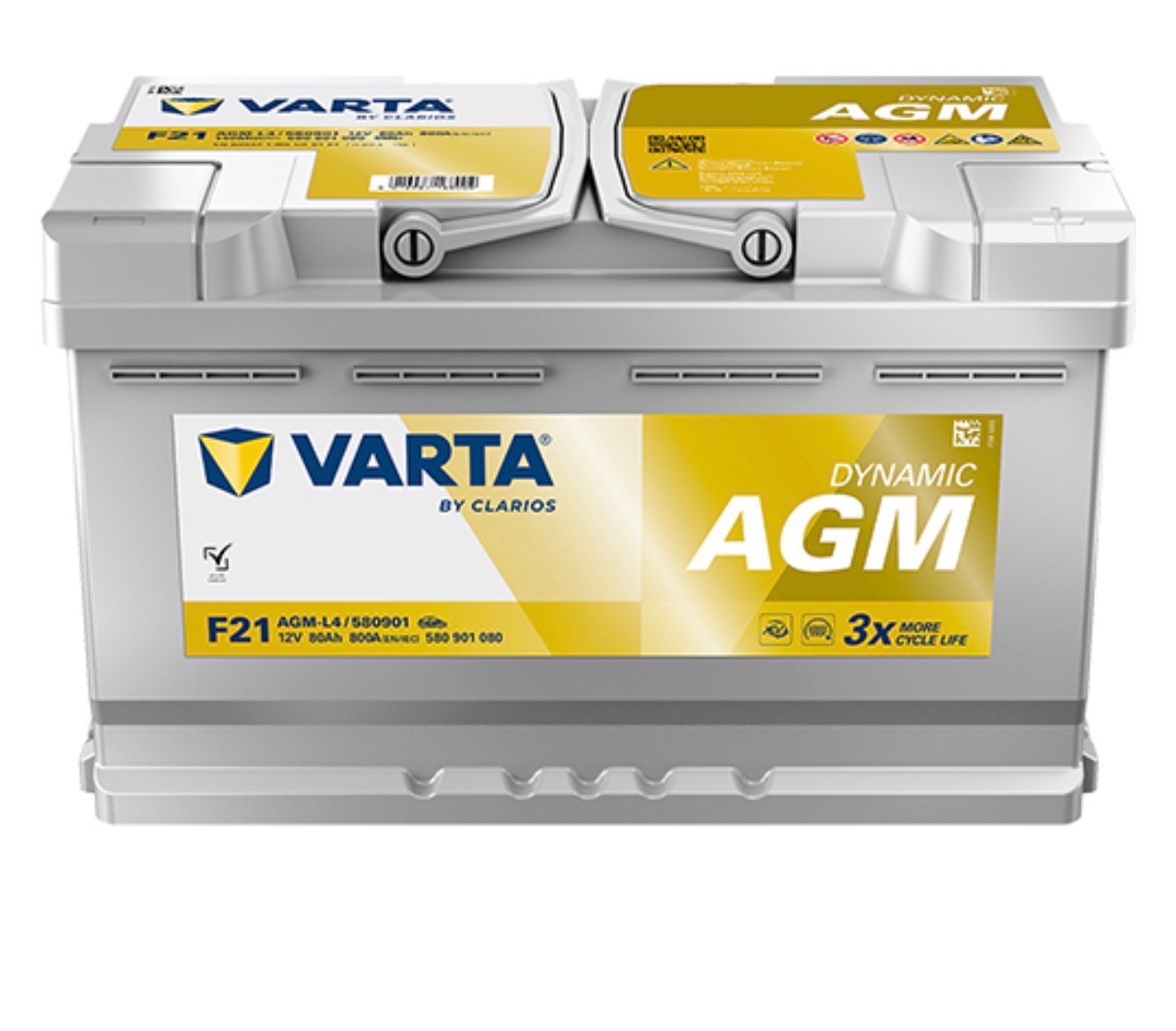 بطارية Varta 80 أمبير (AGM)